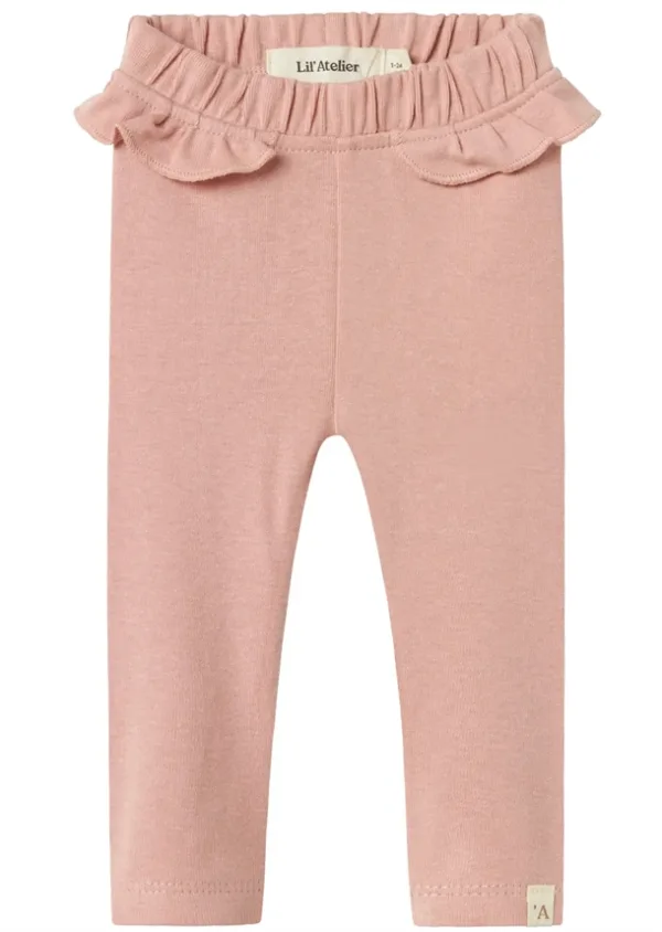 Lil Atelier Leggings - NbfLalo - Misty Rose - Lil Atelier