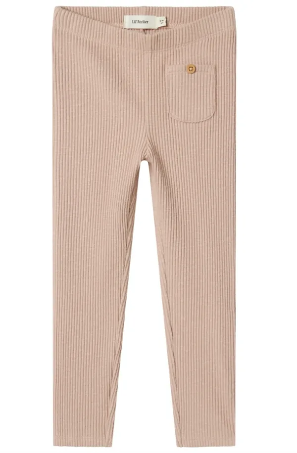 Lil Atelier Leggings Nmfraja Sky Shadow Gray - Lil Atelier