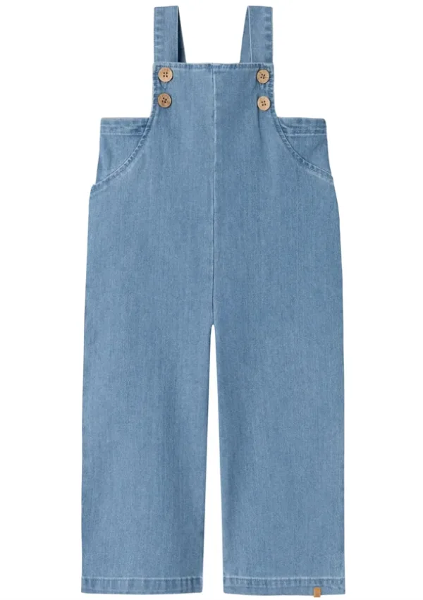 Lil Atelier Smækbukser Okaja Overalls Medium Blue Denim - Lil Atelier