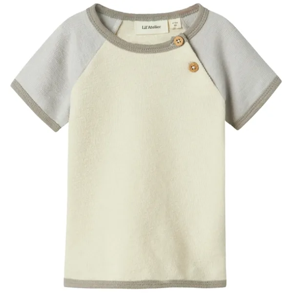 Lil Atelier T-shirt - NbmNunan Loose Top - Vapor Blue - Lil Atelier