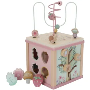 Little Dutch Aktivitetskube Fairy Garden - Trælegetøj - Little Dutch