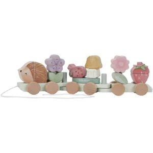 Little Dutch Stabeltog i træ - Pindsvin - Fairy Garden - Little Dutch