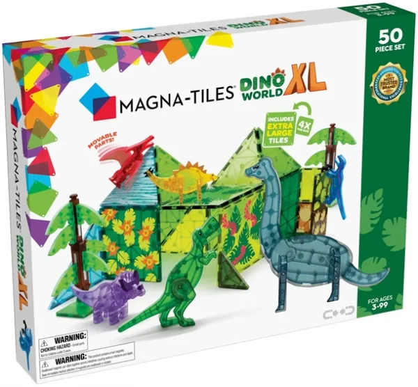 Magna-Tiles - Dino World XL - 50 stk. - Magna-Tiles