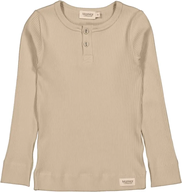 MarMar Bluse Modal m. knapper Stone Wall - MarMar Copenhagen