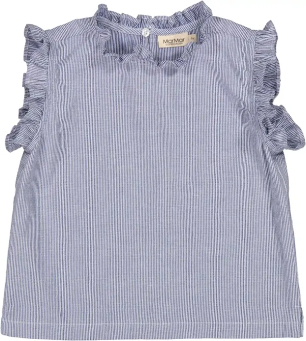 MarMar Bluse - Tirra - Navy Stripe - MarMar Copenhagen
