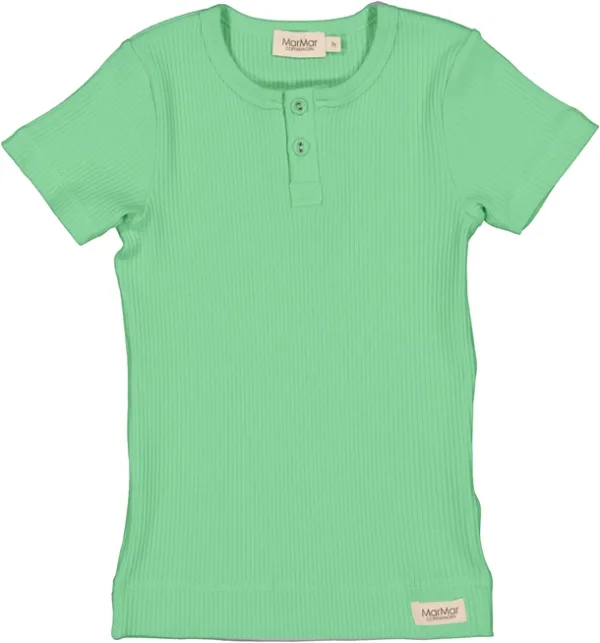 MarMar T-shirt - Kortærmet Modal Tee - Cale Green - MarMar Copenhagen