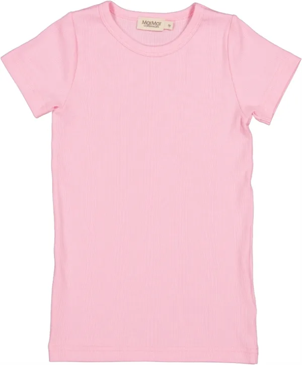 MarMar T-shirt - Kortærmet - Tago - Modal Fine Rib - Pink Blossom - MarMar Copenhagen