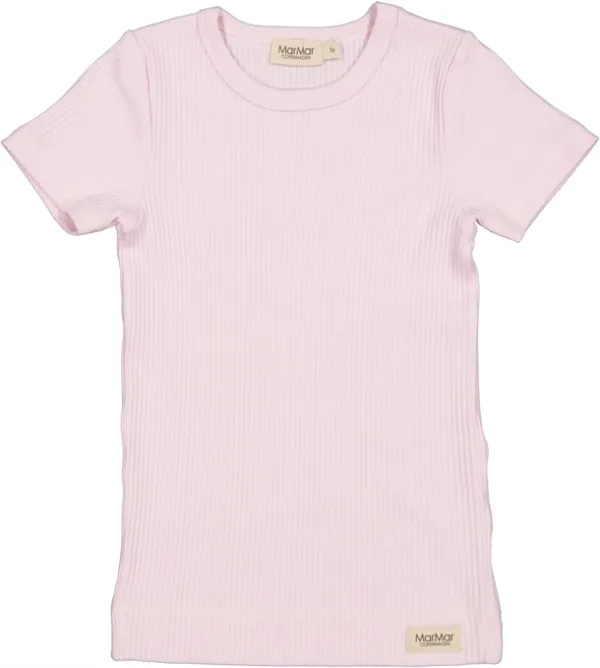 MarMar T-shirt - Modal Plain Tee Kortærmet - Lilac Mist - MarMar Copenhagen