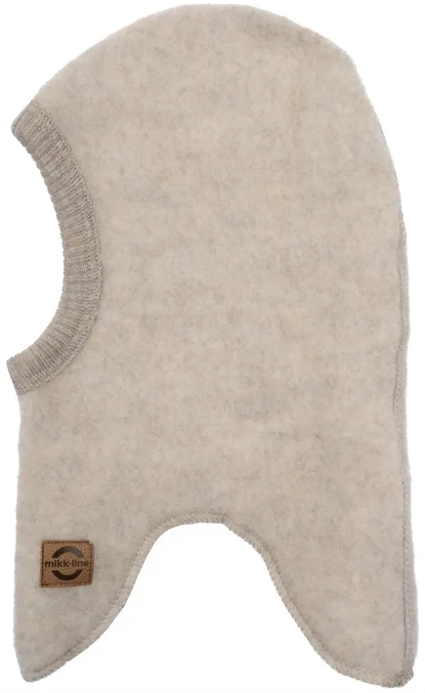 Mikk-Line Elefanthue - Uld - Melange Offwhite - Mikk-Line
