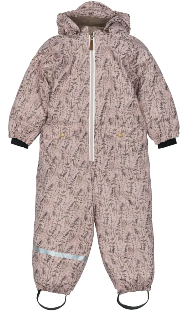 Mikk-Line Flyverdragt - PU - Recycled - Cloud Gray AOP - Mikk-Line
