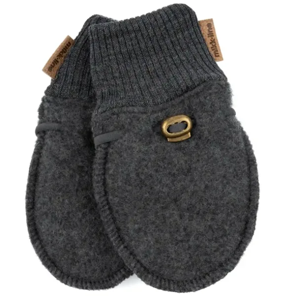Mikk-Line Luffer - Uld - Anthracite Melange - Mikk-Line