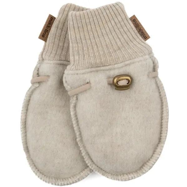 Mikk-Line Luffer - Uld - Melange Offwhite - Mikk-Line
