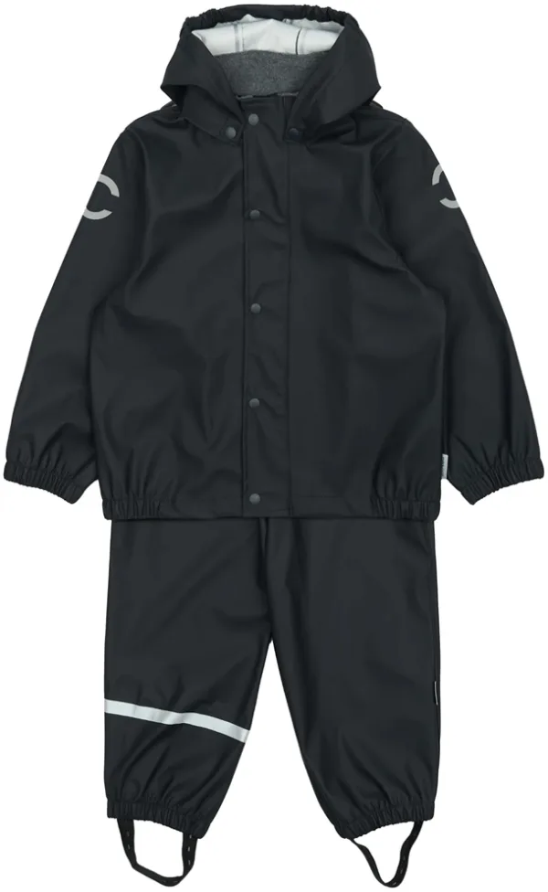 Mikk-Line Regntøj - med seler - Dark Navy - Mikk-Line