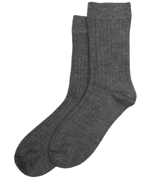 Minipop Strømper - Bambus - Dark Gray Melange - Minipop