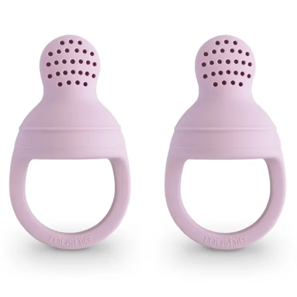 Mushie Food Feeder Soft Lilac 2-pak - Mushie