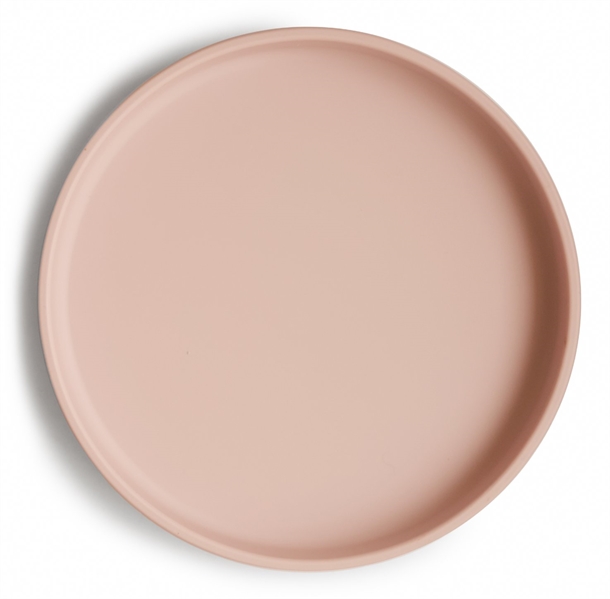 Mushie Tallerken med sugekop Classic Silikone Blush - Mushie