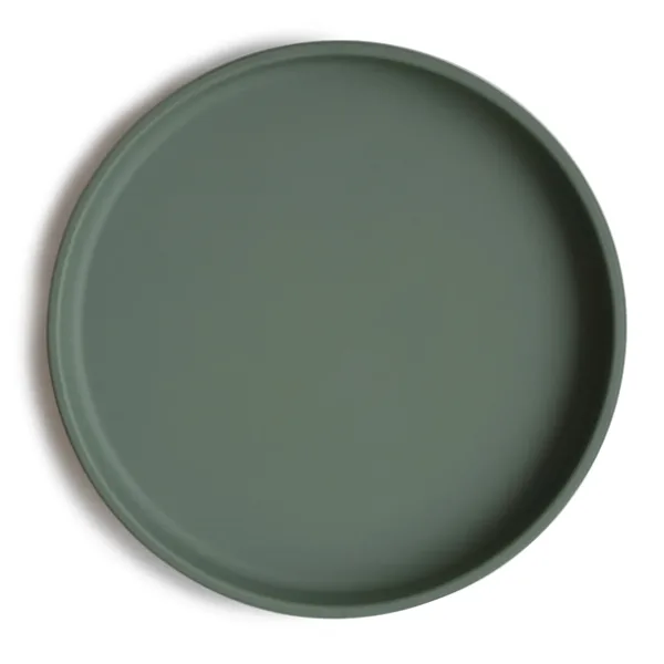 Mushie Tallerken med sugekop Classic Silikone Dried Thyme - Mushie