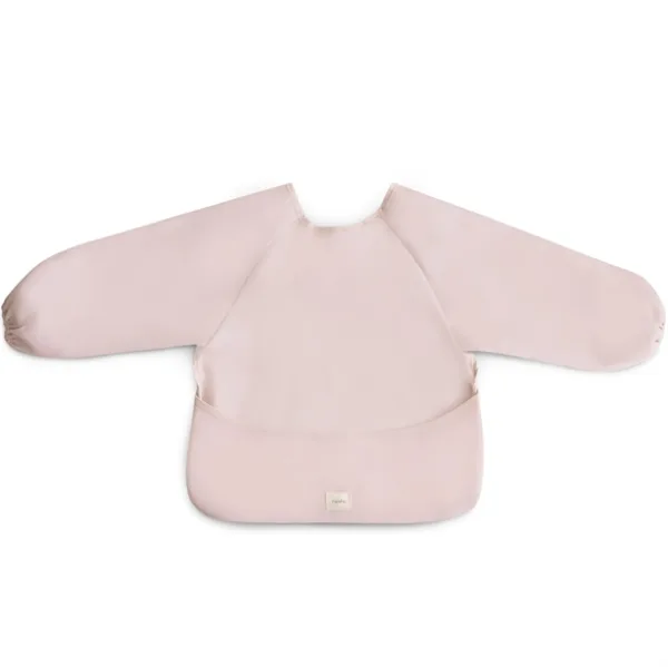 Mushie hagesmæk med ærmer - Blush - Mushie