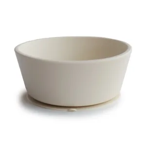 Mushie silikoneskål Ivory - Mushie