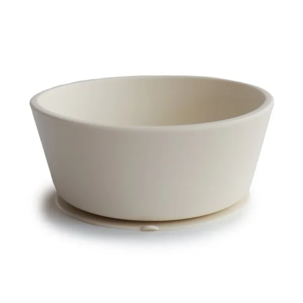 Mushie silikoneskål Ivory - Mushie