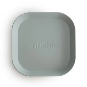Mushie tallerken Sage 2-pak - Mushie