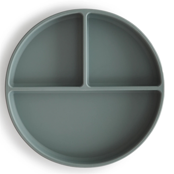 Mushie tallerken med sugekop - Dried Thyme - Mushie