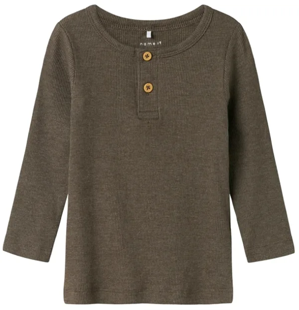 Name It Bluse - Kab Rib - Bungee Cord Melange - Name It