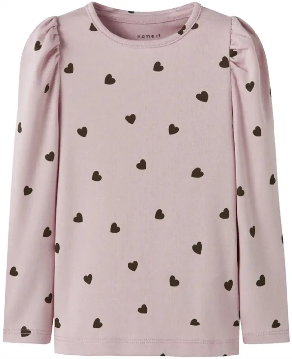 Name It Bluse - NmfkHeart - Burnished Lilac - Name It