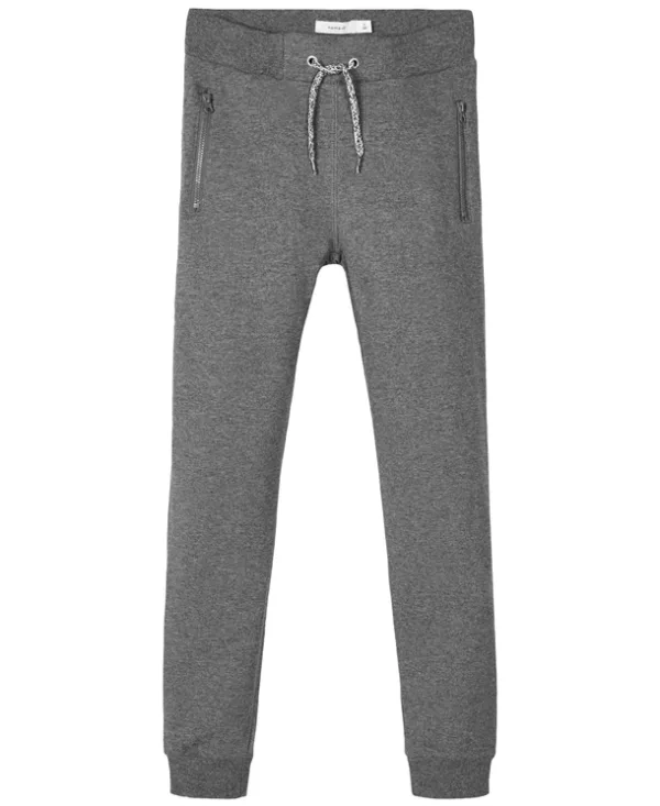 Name It Bukser - Honk - Dark Grey Melange - Name It