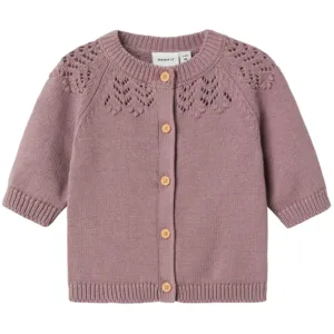 Name It Cardigan NbfBimolly Elderberry - Name It