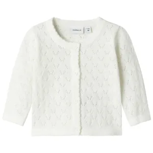 Name It Cardigan - NbfDesina - Cloud Dancer - Name It