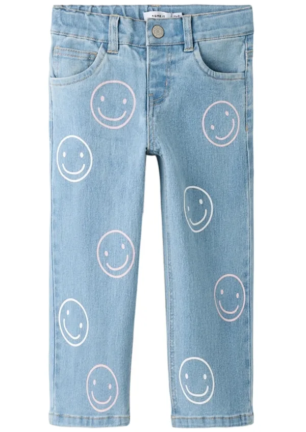 Name It Jeans - nmfRose Wide Jeans - Light Blue Denim - Name It