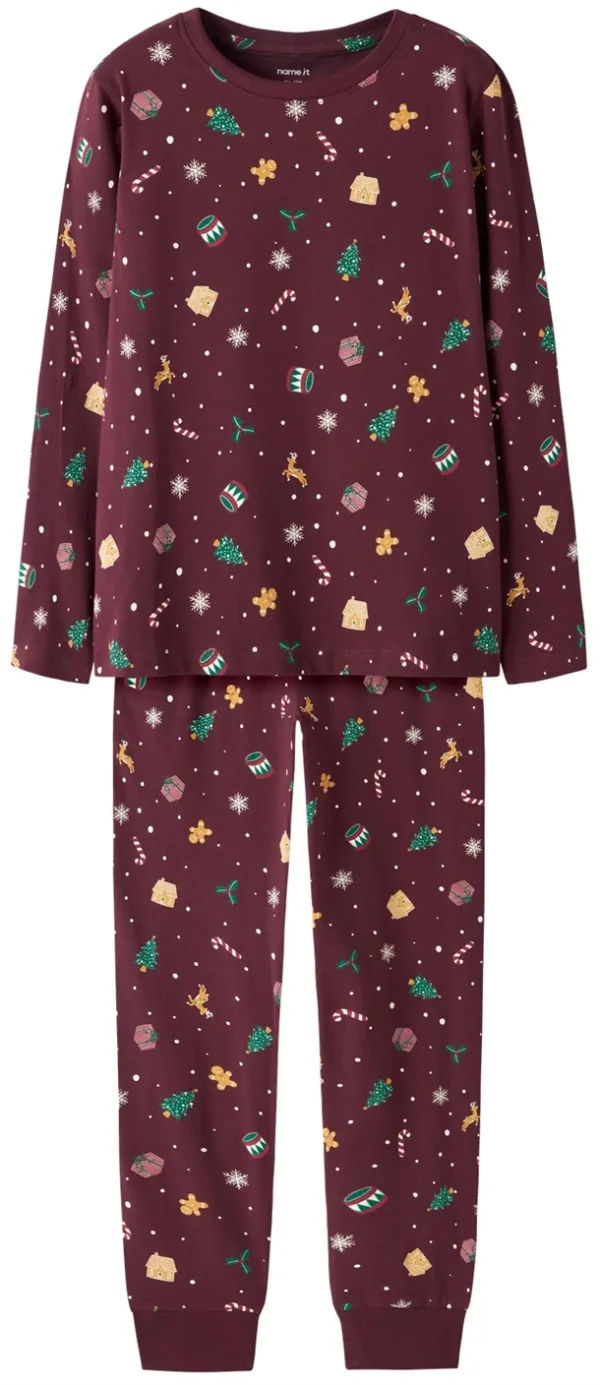 Name It Julenattøj - Vismas - Burgundy - Kids - Name It