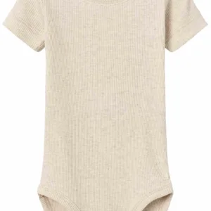 Name It Kortærmet Body Rib Kab Peyote Melange - Name It