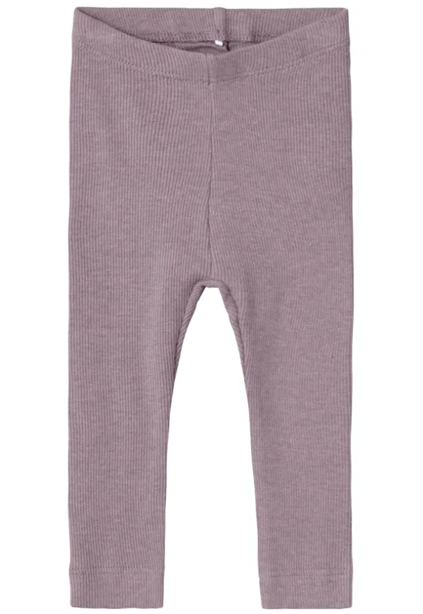 Name It Leggings Kab Elderberry Melange - Name It