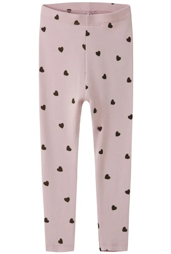 Name It Leggings - NmfkHeart - Burnished Lilac - Name It