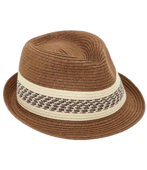 Name It Solhat Felal Straw Hat Brown Lentil - Name It