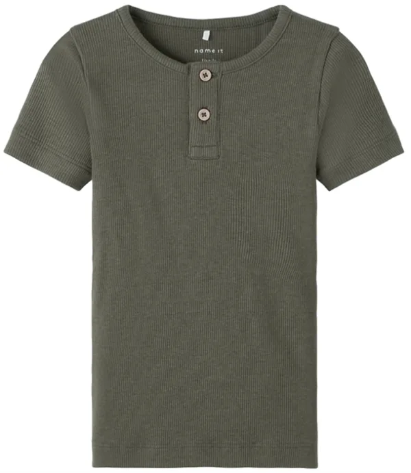 Name It T-shirt Kab Dusty Olive - Name It