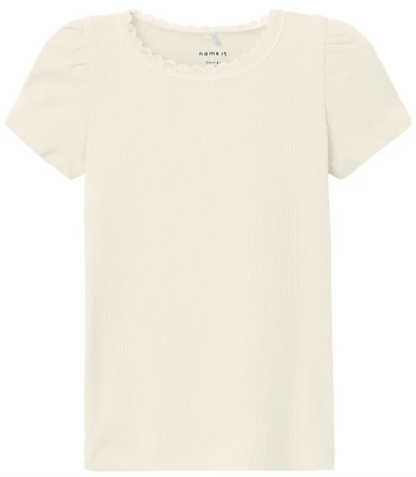 Name It T-shirt - Kab - Rib - Summer Sand - Name It