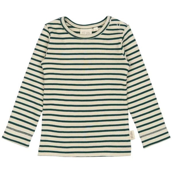 Petit Piao Bluse - Striber - Dark Sea/off white - Petit Piao