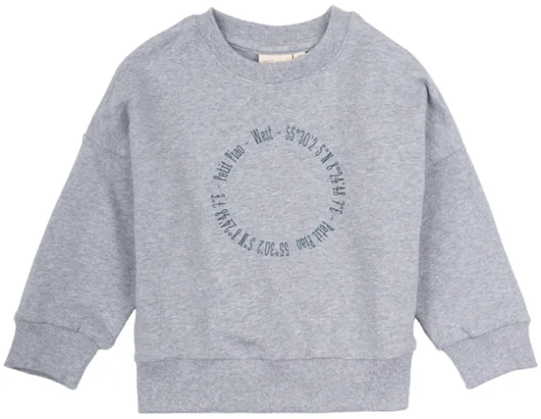 Petit Piao Bluse - Sweat Shirt Haw - Light Grey Melange - Petit Piao