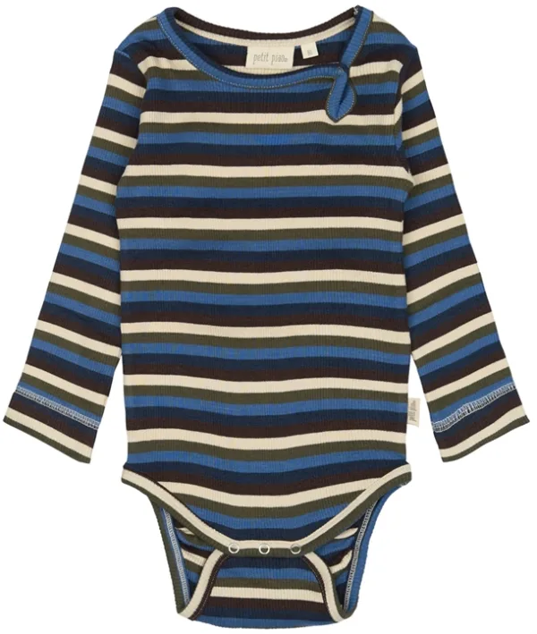 Petit Piao Body - Striber - True navy multistripe - Petit Piao
