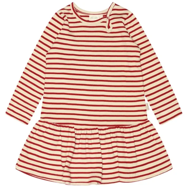 Petit Piao Kjole Chili pepper/dark off white - Petit Piao