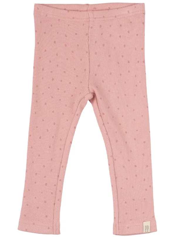 Petit Piao Leggings - Modal Dot - Bright Rose - Petit Piao