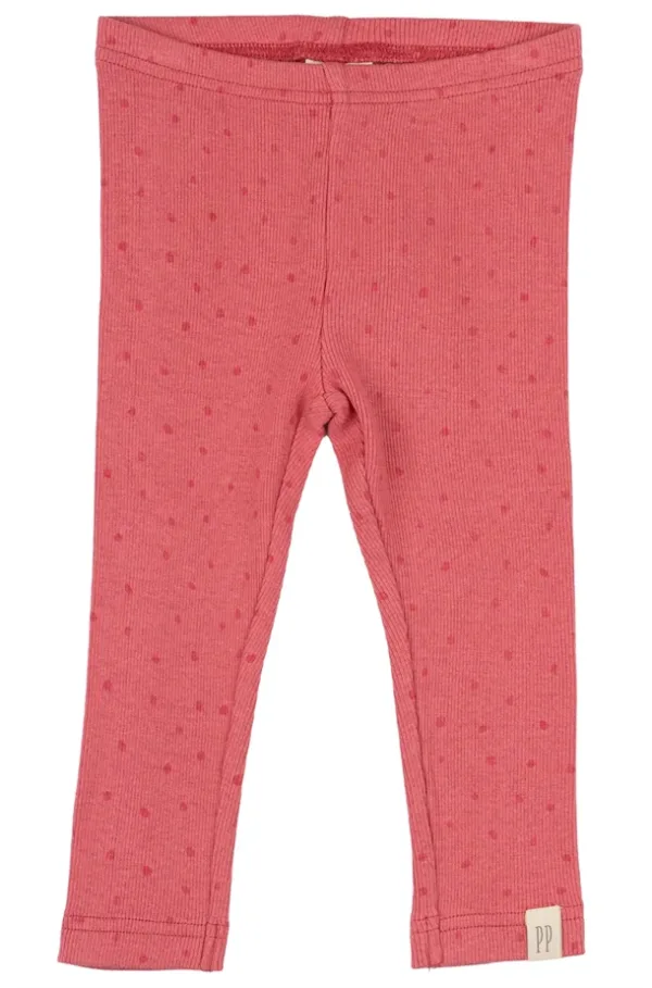 Petit Piao Leggings - Modal Dot - Light Berry - Petit Piao