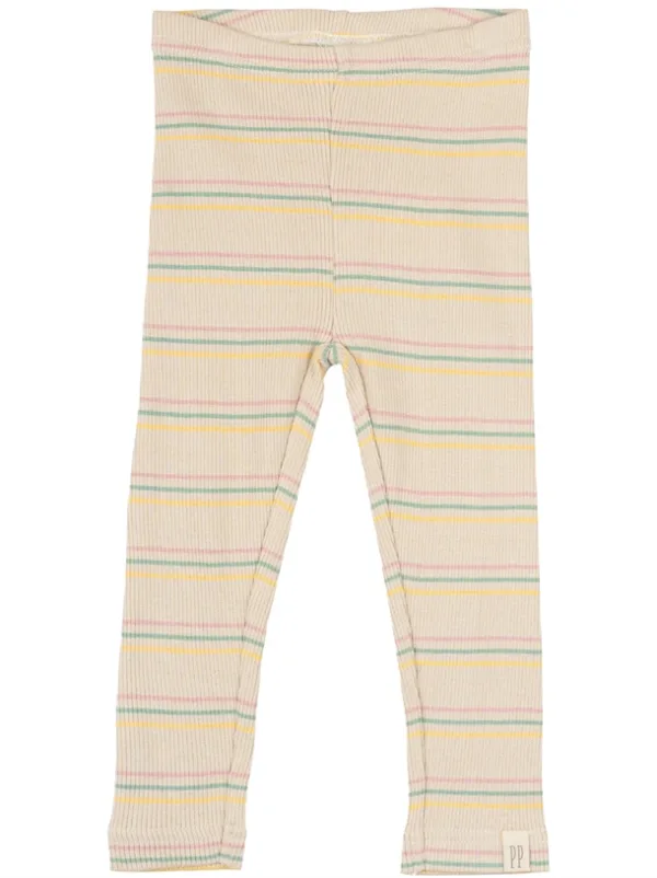 Petit Piao Leggings - Striber - Bright Rose Multi Stripe - Petit Piao