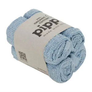Pippi Vaskeklude 4-pak Celestial Blue - Pippi