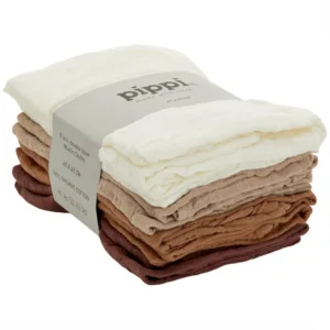 Pippi stofbleer økologiske Mahogany 8-pak - Pippi