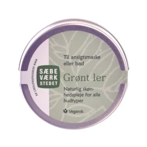 Sæbeværkstedet Grønt ler til ansigtsmaske - Sæbeværkstedet