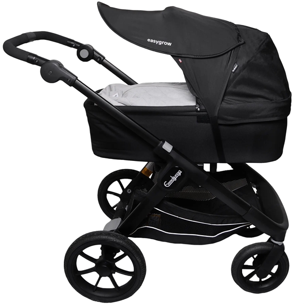 Solskærm til barnevogn og klapvogn Universal - Easygrow - Sort - Easygrow